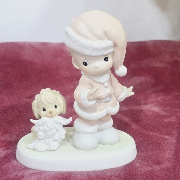 Precious Moments 1992 Wishing You A Ho Ho Ho - Picture 10 of 10